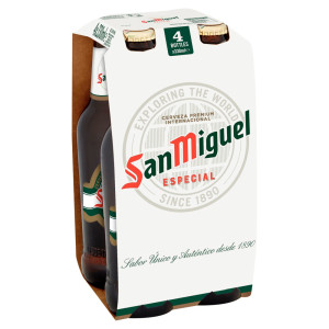 San Miguel Bottles 4x330ml - Co-op