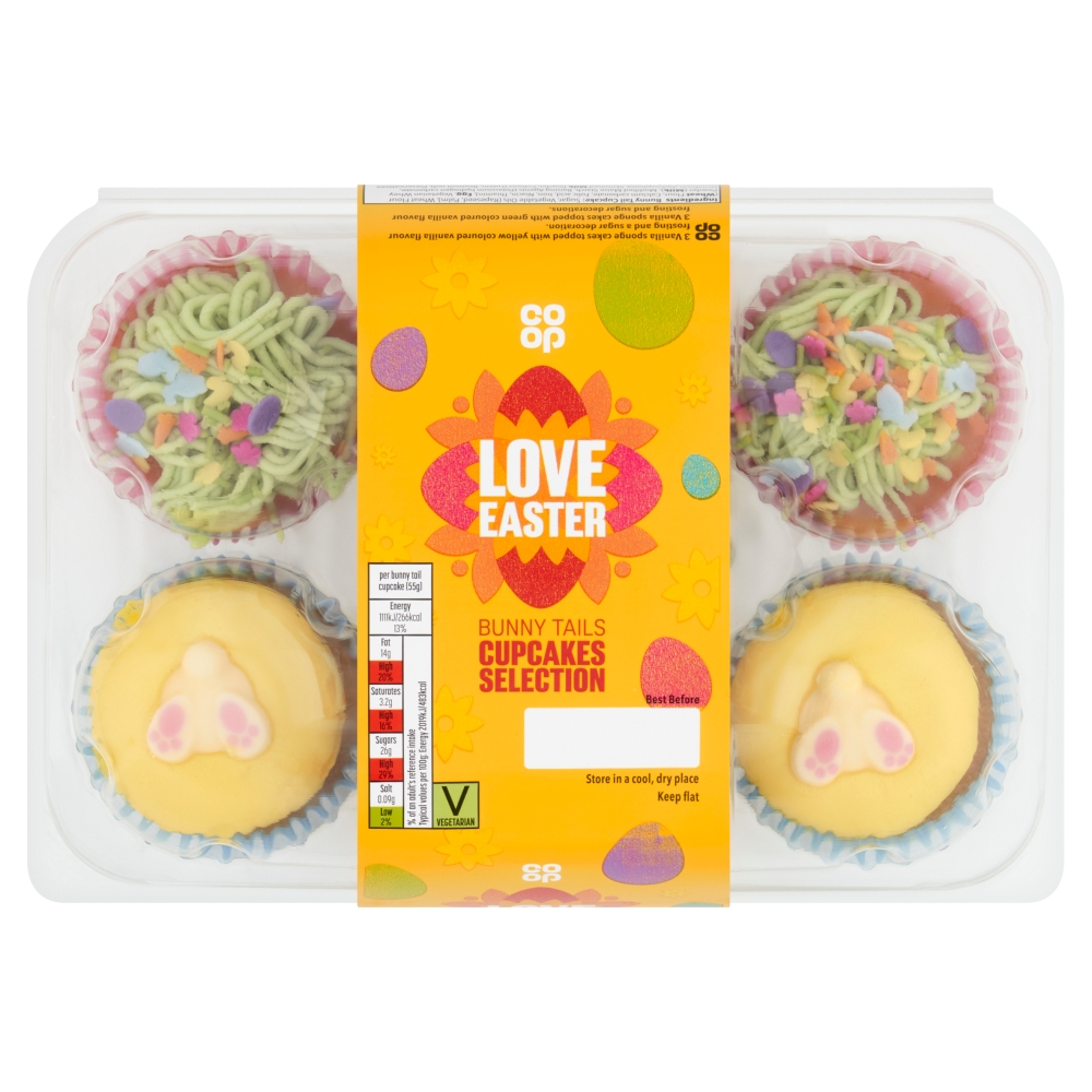 Co-op Easter Cupcakes 6 pack