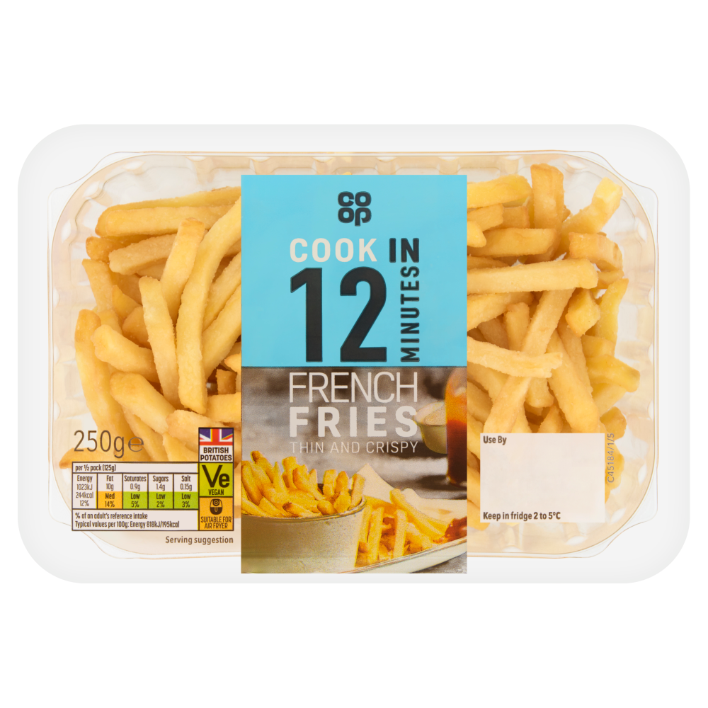 Co-op Skinny Fries 250g