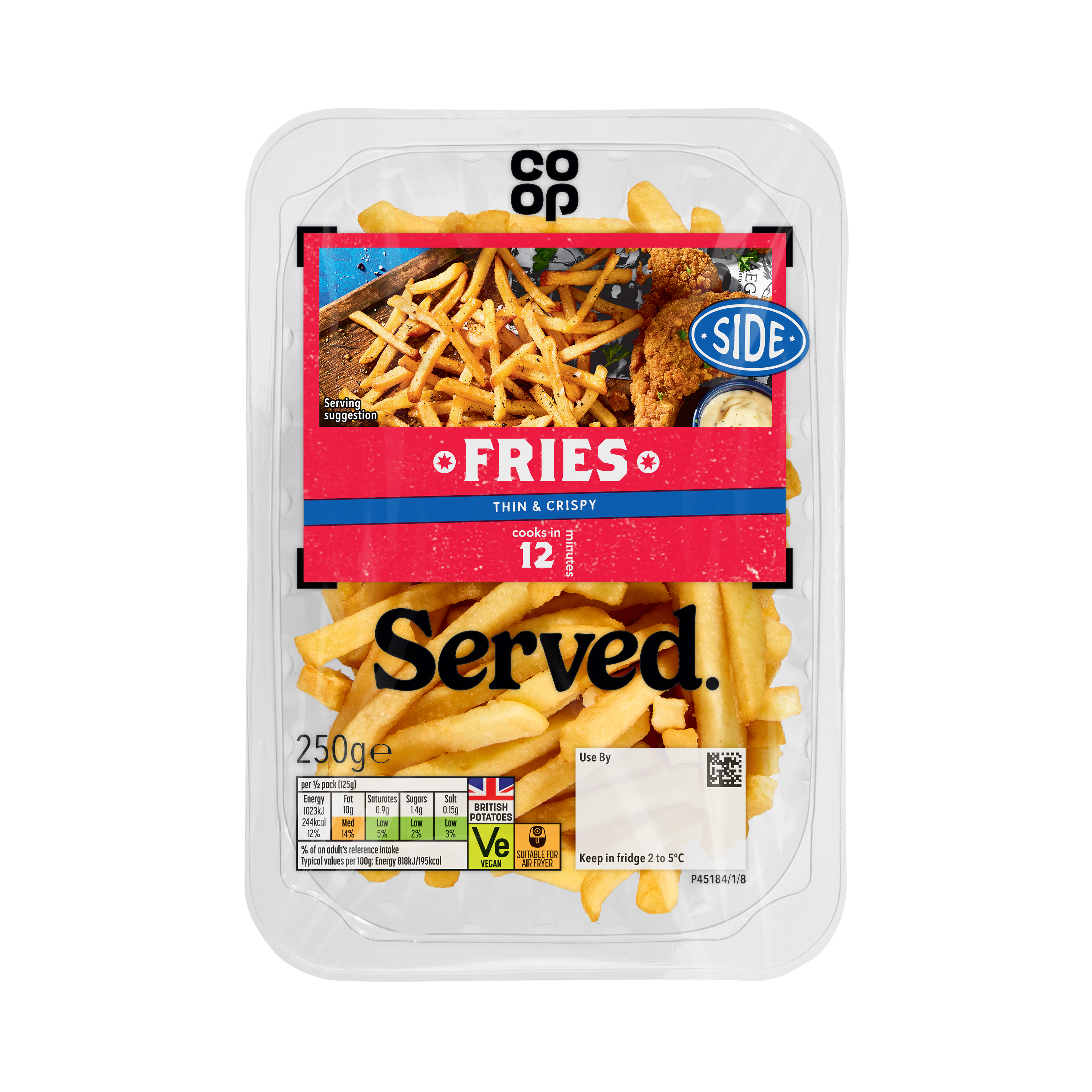 Co-op Skinny Fries 250g