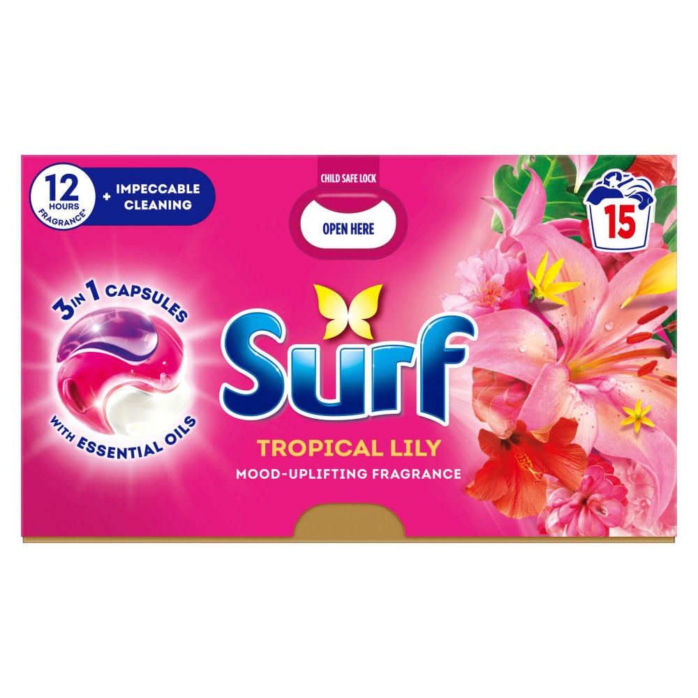 Surf  Washing Powder Tropical Lily 75 washes 3.75 kg