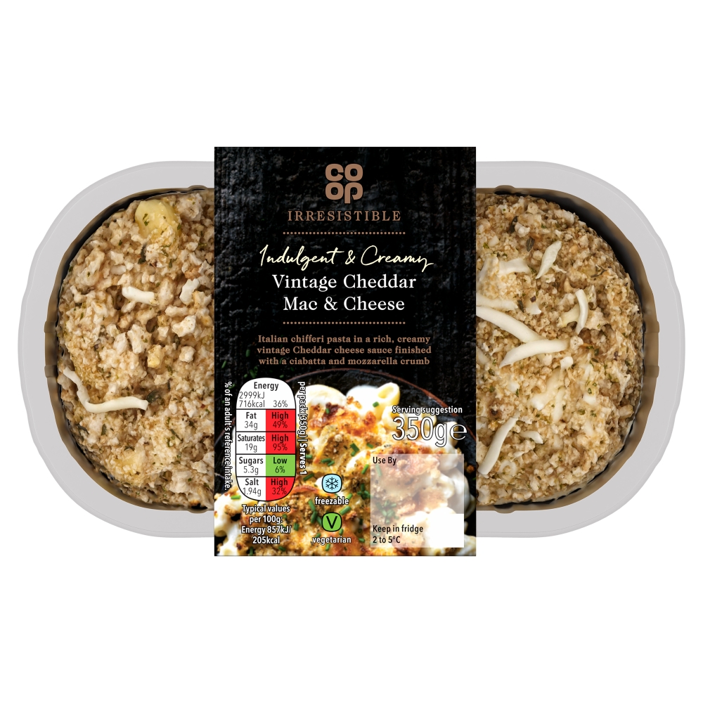 Co-op Irresistible Macaroni Cheese 350g