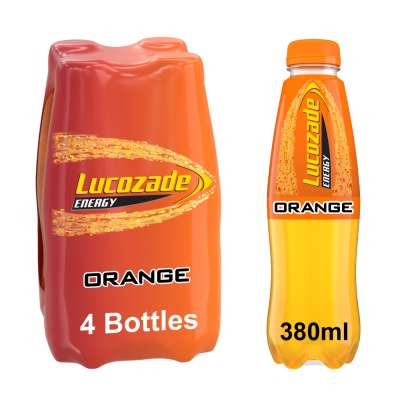 Lucozade Energy Orange 4 x 380ml