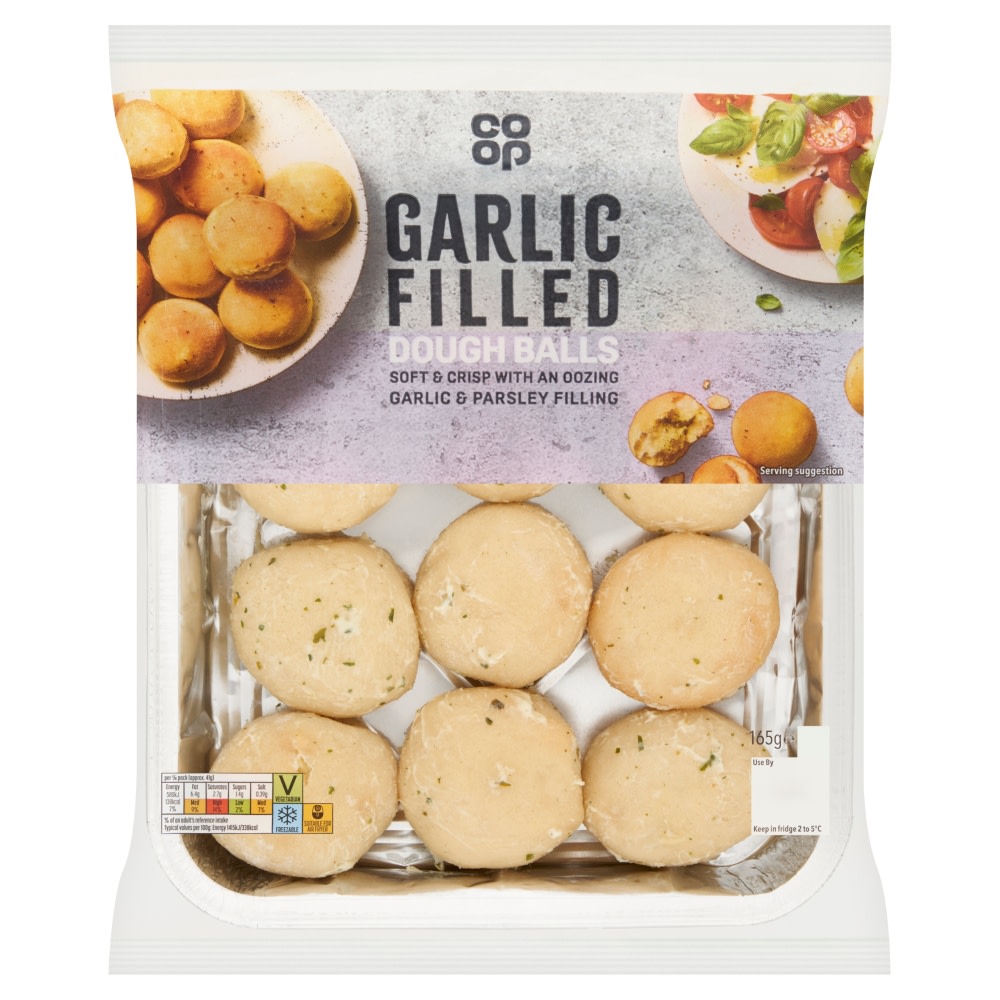 12 Garlic Dough Balls 165g