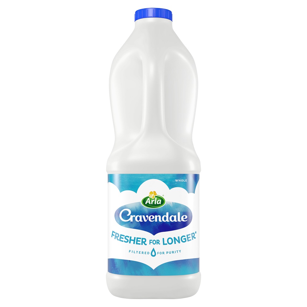 Arla Cravendale Finely Filtered Fresh Pasteurised Whole Milk 2Ltr - Co-op