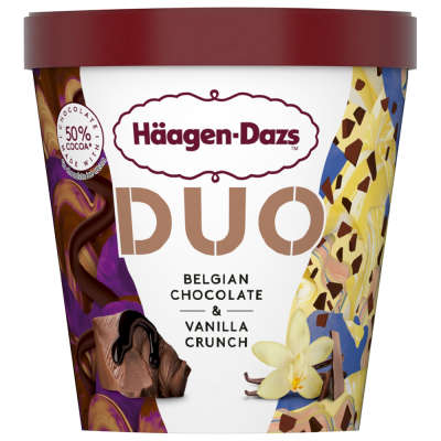 Häagen-Dazs Duo Belgian Chocolate & Vanilla 420ml