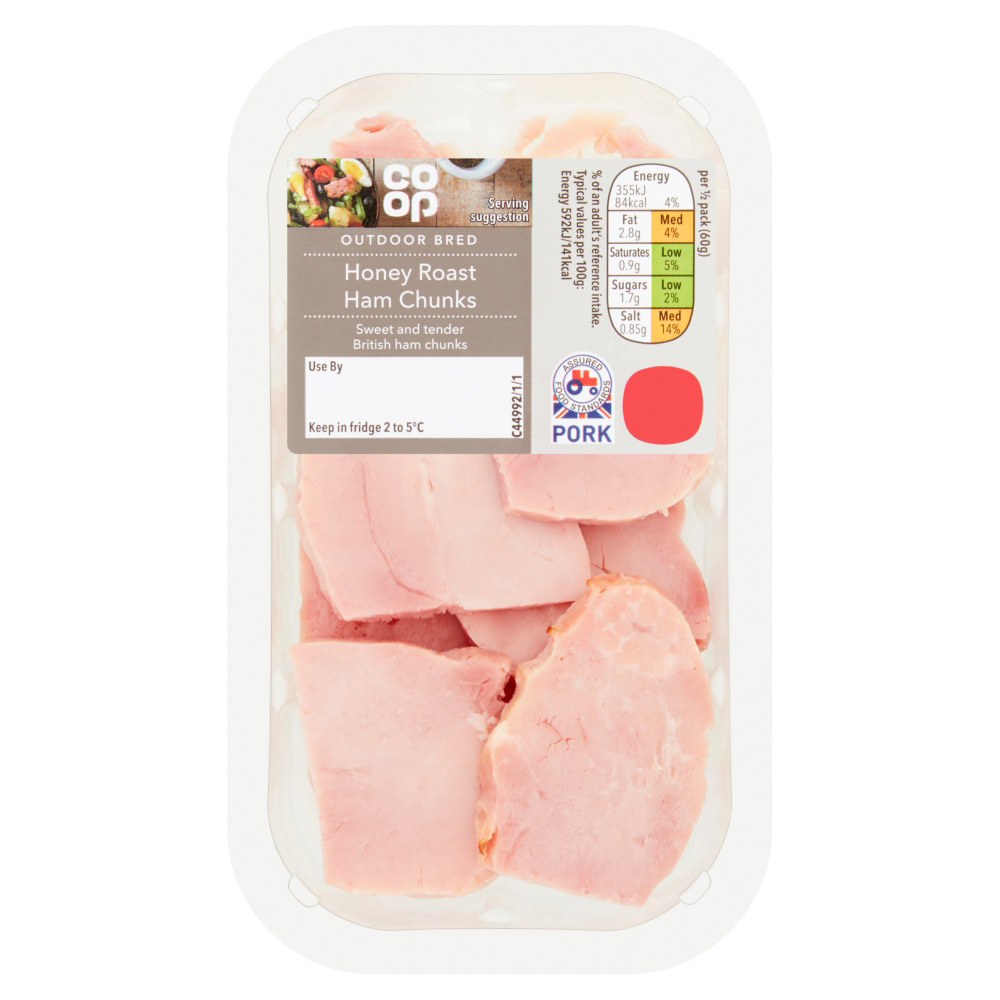Co-op Honey Ham Chunks 120g