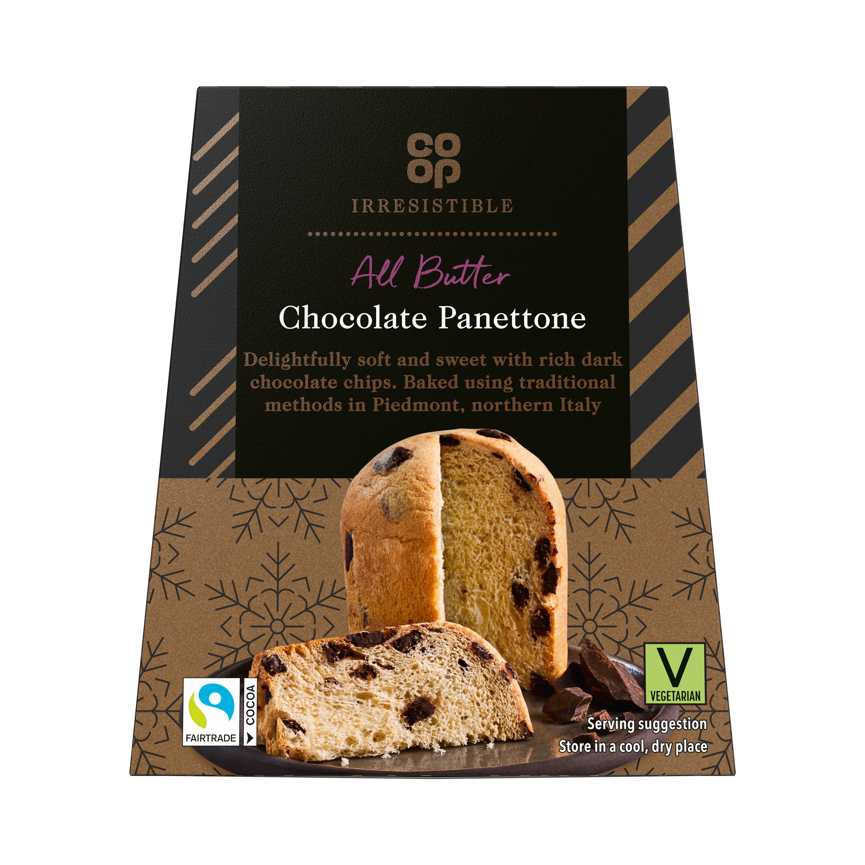 Co-op Irresistible Chocolate Chip Panettone 100G