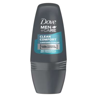 Dove Men+Care Anti-perspirant Deodorant Roll On Clean Comfort 50ml