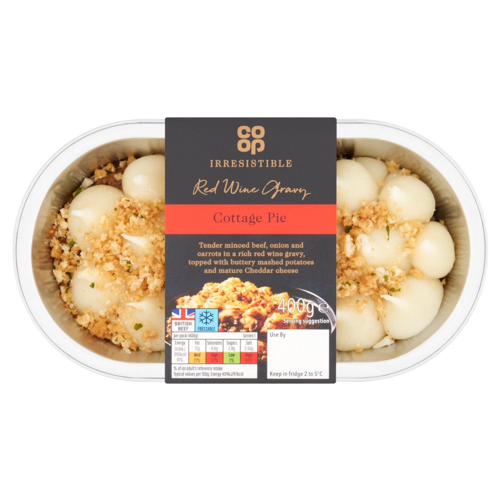 Co-op Irresistible Luxury Cottage Pie 400g