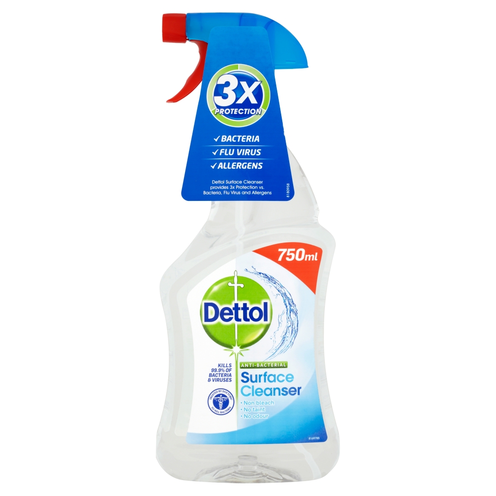 Dettol Antibacterial Surface Cleaning Spray 750ml - Co-op