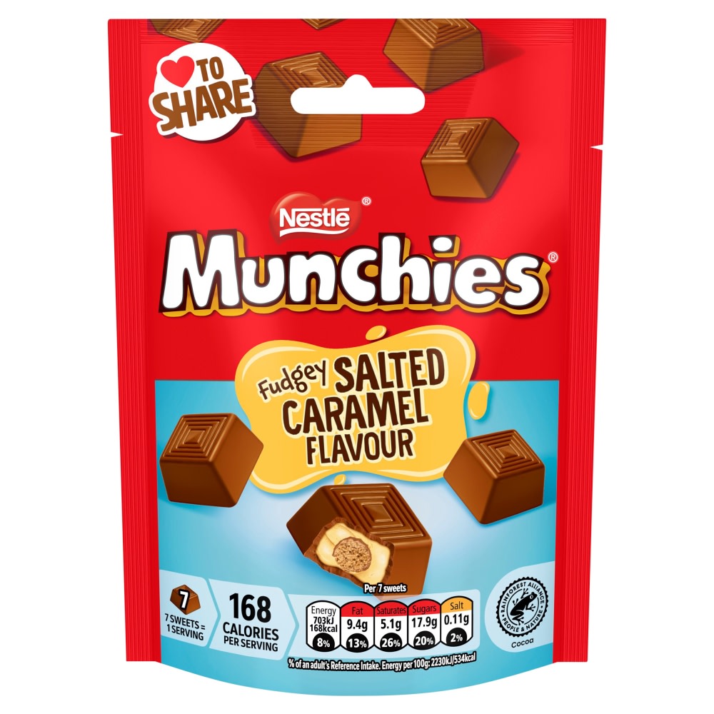 Munchies Salted Caramel Fudge Share Bag