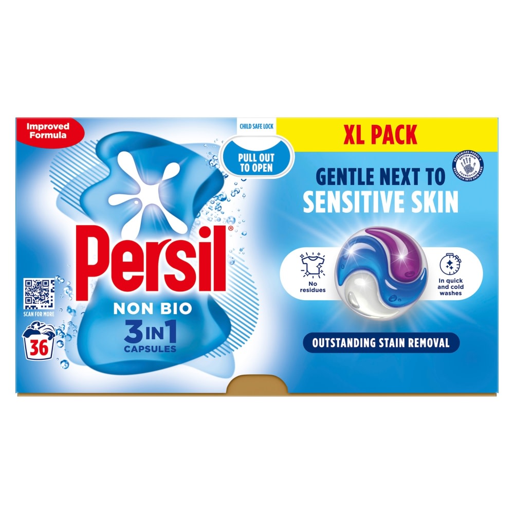 Persil 78 Washes Non Bio 3 in 1 Washing Capsules
