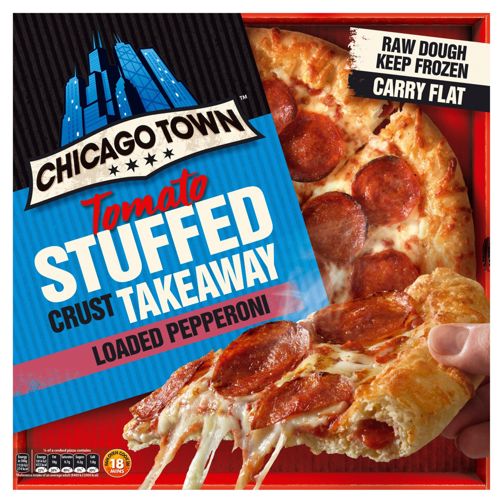 Chicago Town Takeaway Stuffed Crust Pepperoni Large Pizza