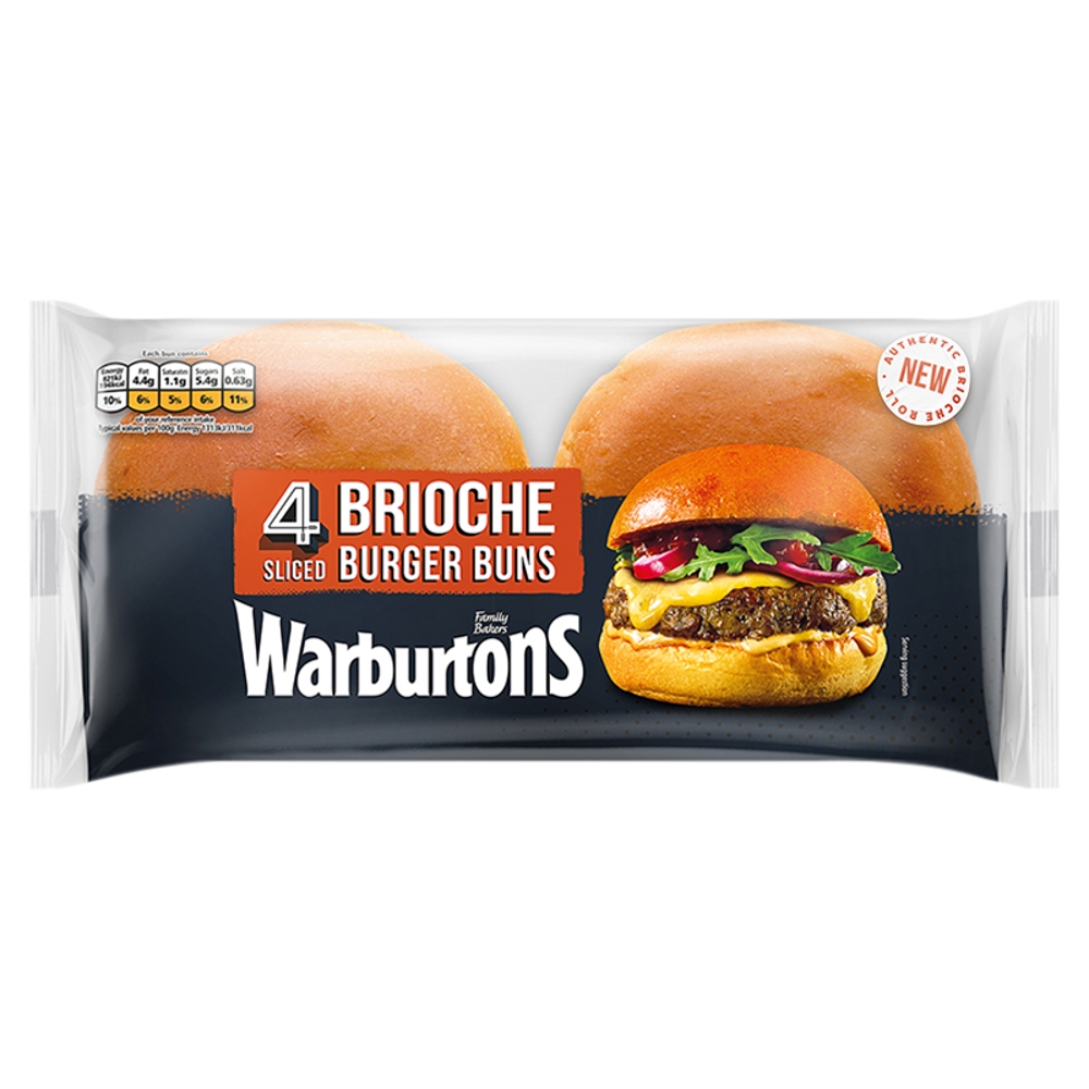 Warburtons 4 Brioche Rolls