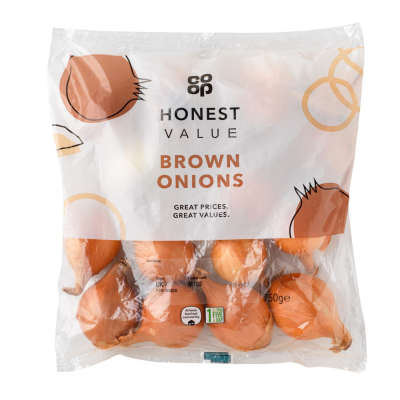 Co-op Honest Value Brown Onions 750g