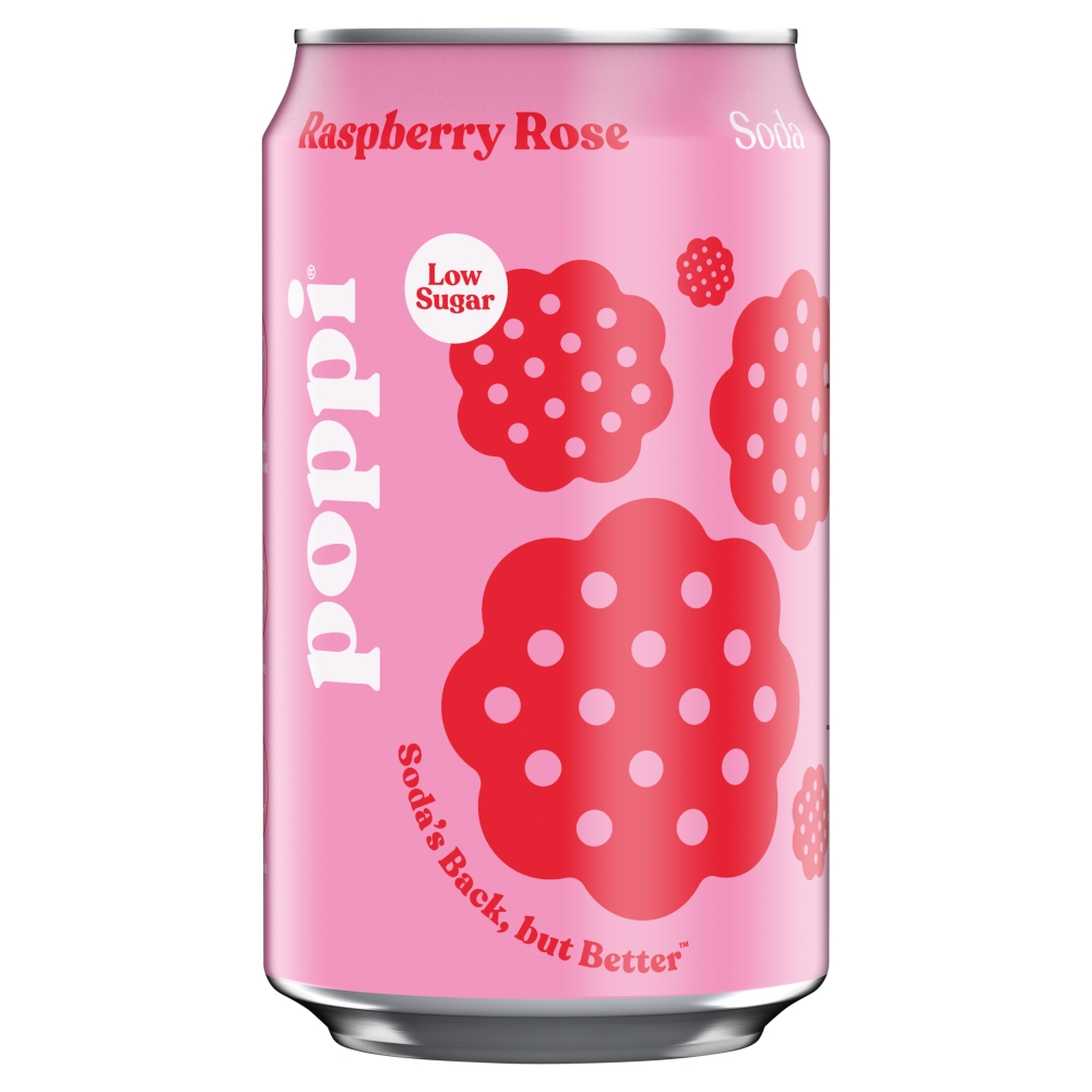 Poppi Raspberry & Rose 330ML
