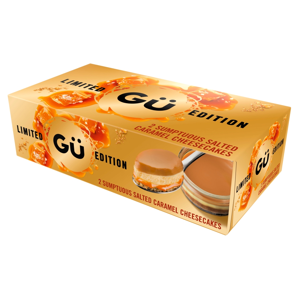 Gu Salted Caramel Cheesecakes 2x92g Co Op