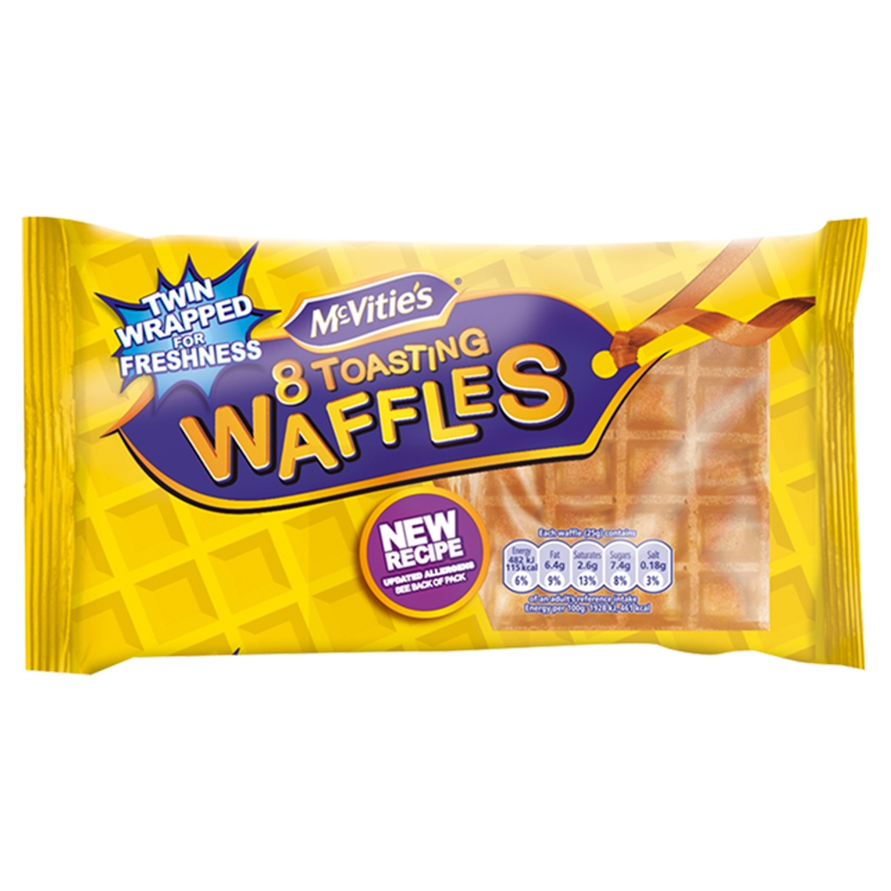 McVitie's 8 Toasting Waffles