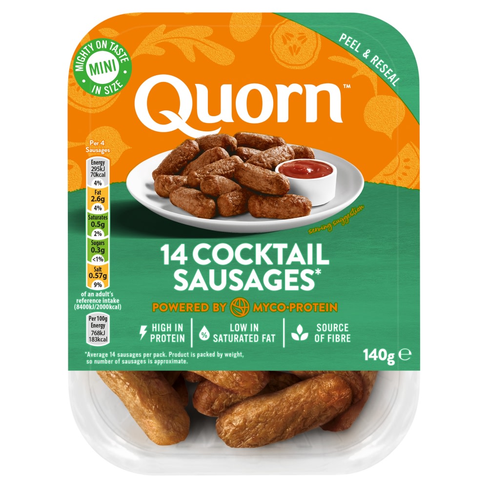 Quorn Cocktail Sausages 140g Coop