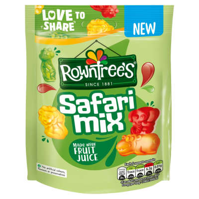 Rowntrees Safari Mix Pouch 115g   