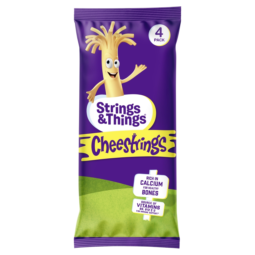 Strings & Things Cheestrings 4 Pack 80g