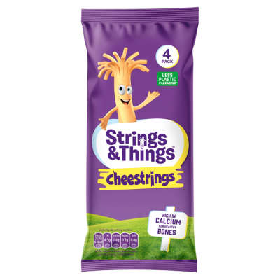 Strings & Things Cheestrings 4 Pack 80g