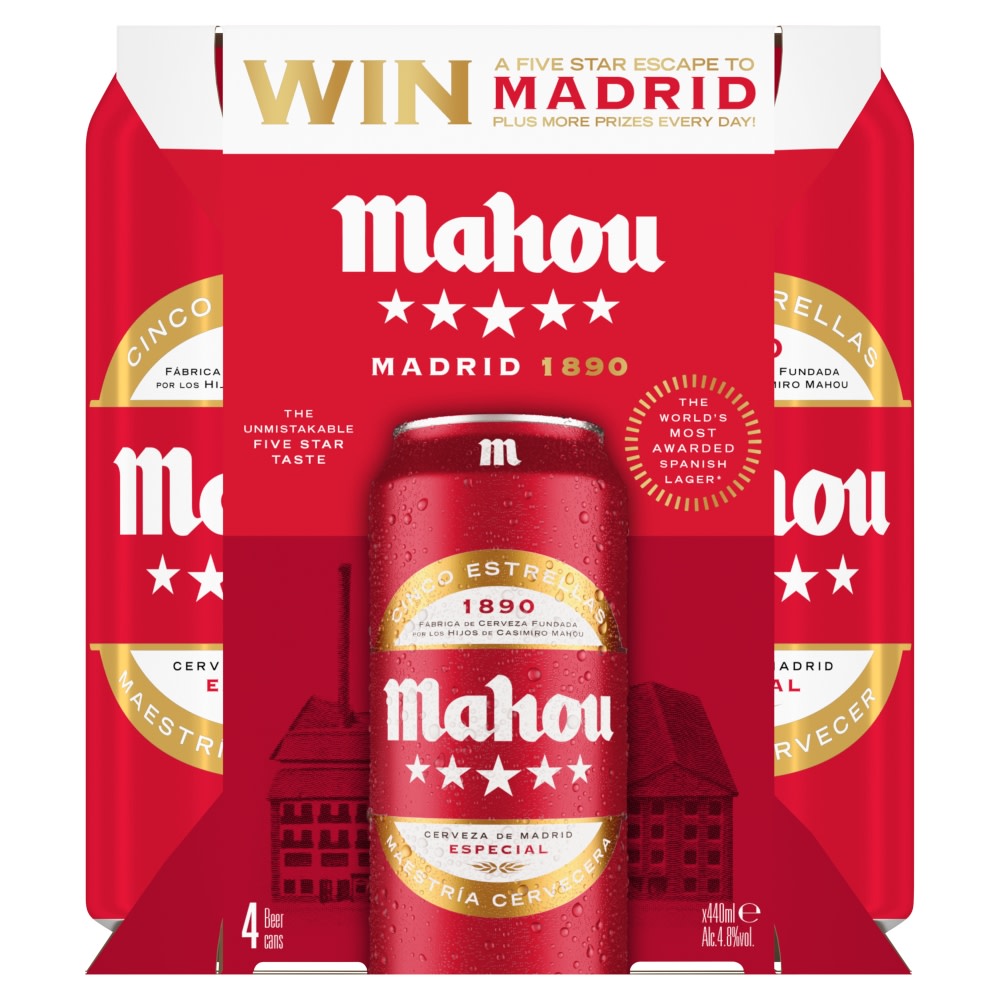 Mahou Beer 4x440ml