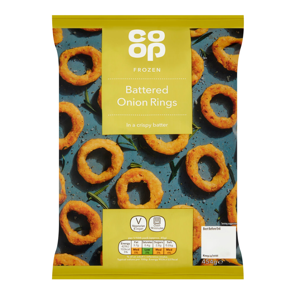 Co-op Battered Onion Rings 454g