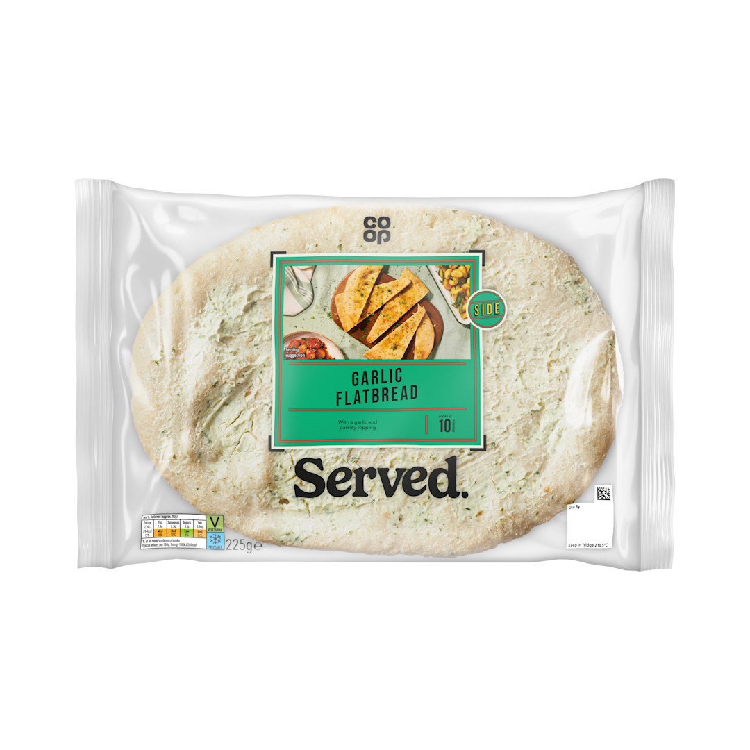 Co-op Garlic Flatbread Italian Menu 230g