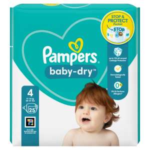 Pampers Baby Dry Carry Pack Size 4 Nappies 25s