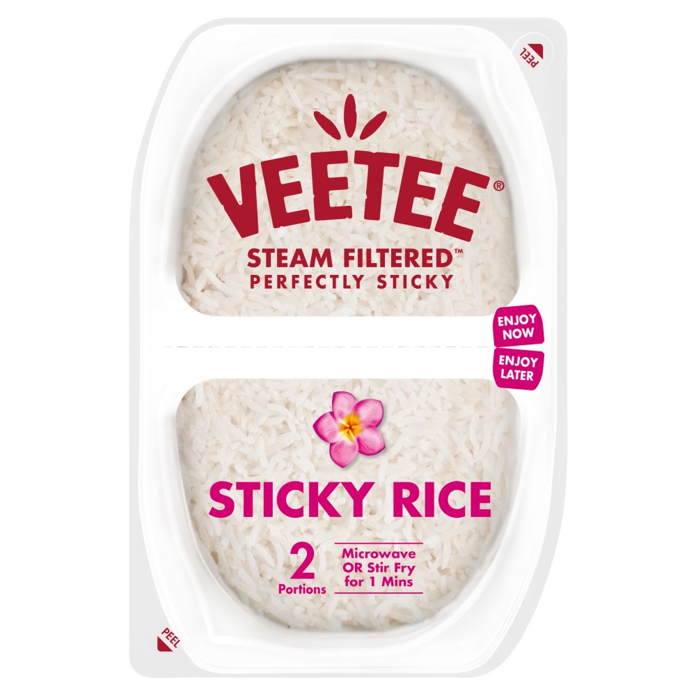Veetee Heat Eat Thai Jasmine Rice 2X140g