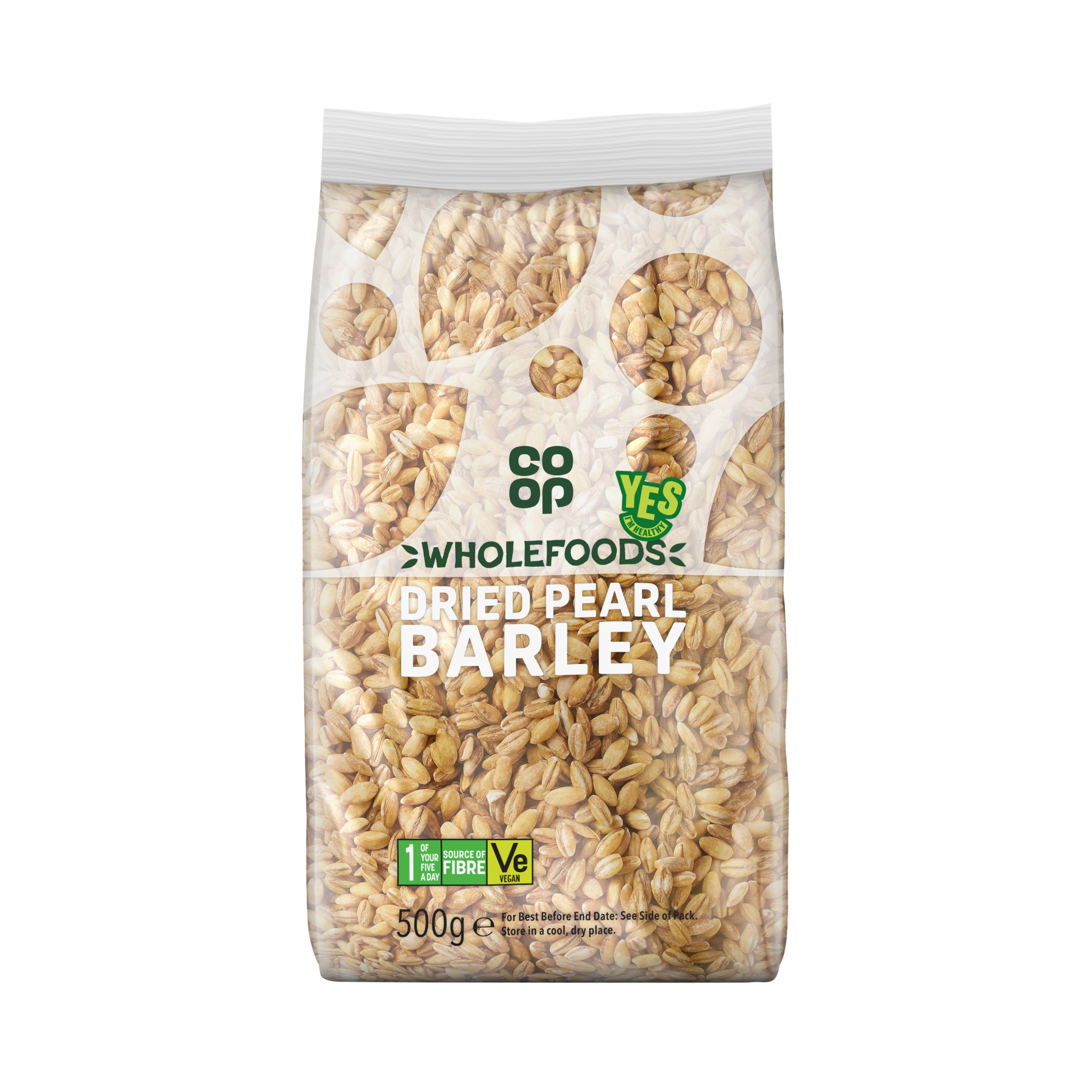 Co-op Wholefoods Dried Pearl Barley 500g
