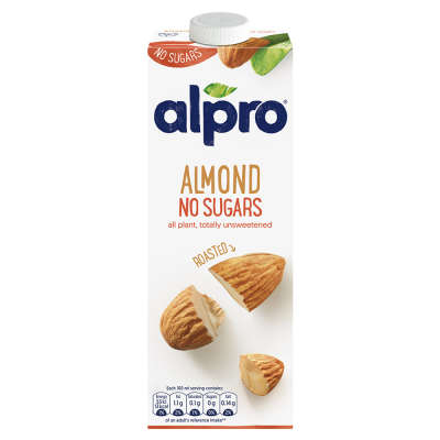 Alpro Almond Unsweetened Long Life 1 Ltr