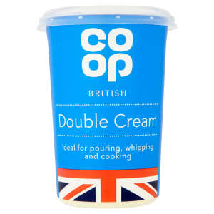 Co-op British Double Cream 600ml