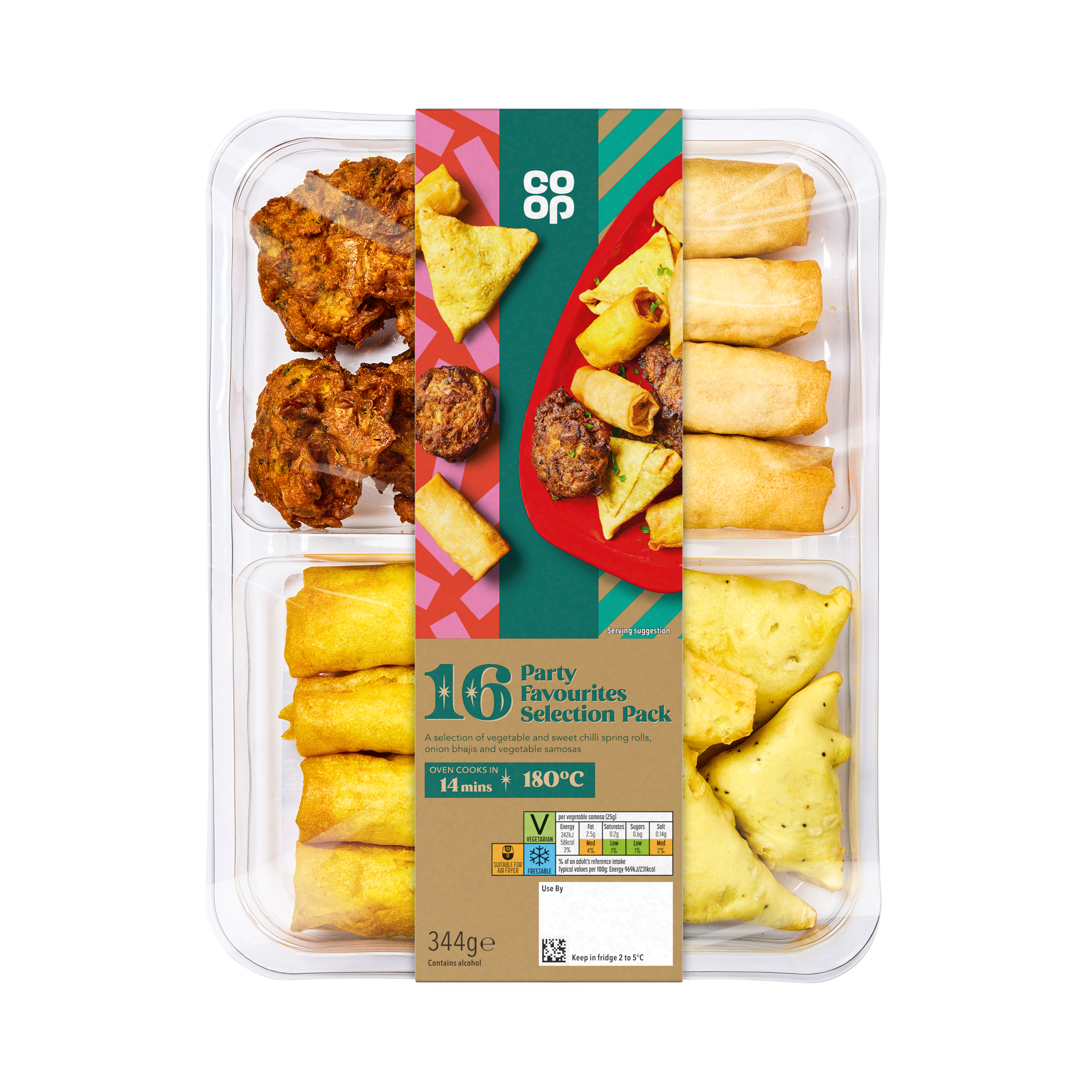 Co-op Mixed Party Snack Pack 344g 