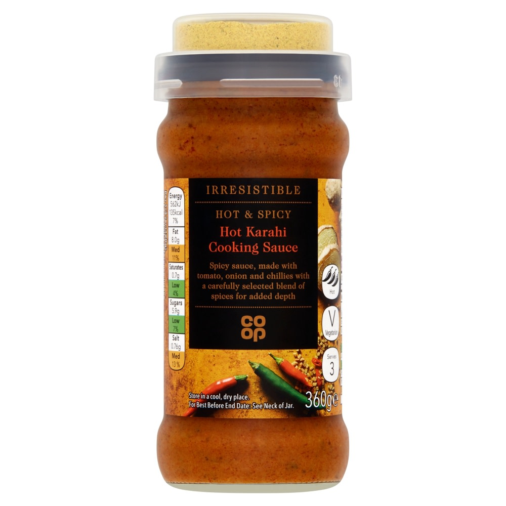 Coop Irresistible Karahi Cook in Sauce 360g Coop