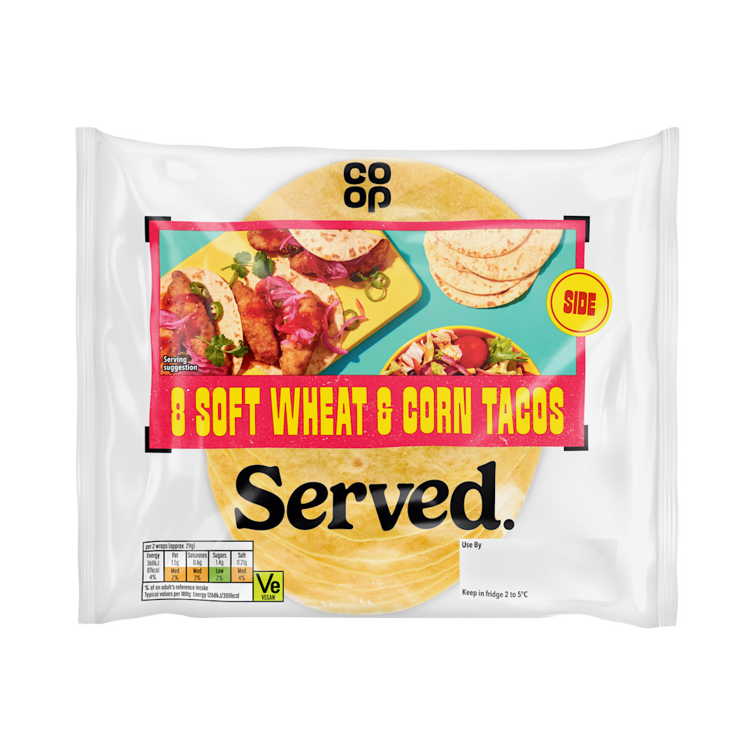 Co-op Mini Corn Tortilla 8 pack