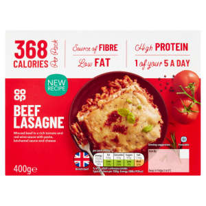 Co-op Low Fat Lasagne 400g