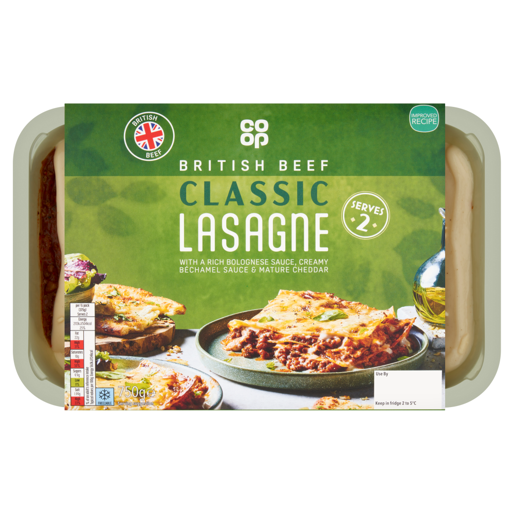 Co-op Beef Lasagne 750g