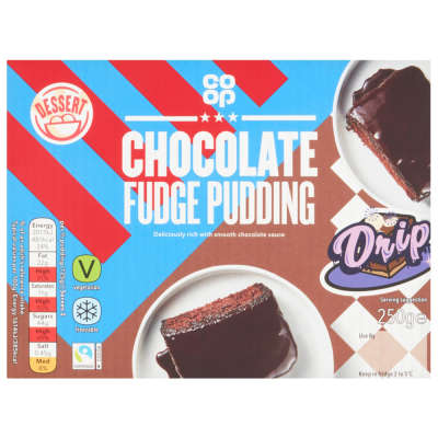 Co-op Family Chocolate Fudge Pudding 250g