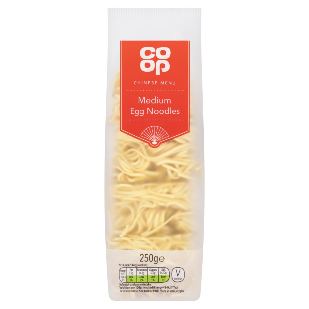 Co-op Medium Egg Noodles 250g