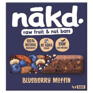 Nakd Blueberry Muffin Fruit & Nut Bar 4 x 35g