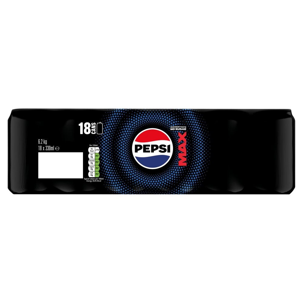 Pepsi Max 18 x 330ml - Co-op