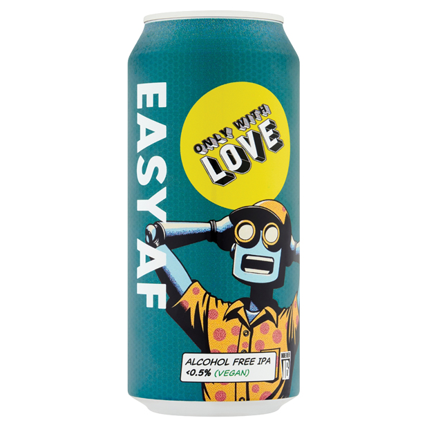  Only With Love Easy AF Alcohol Free IPA 440ml