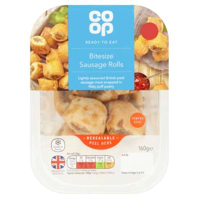 Co-op Bitesize Sausage Rolls 160g