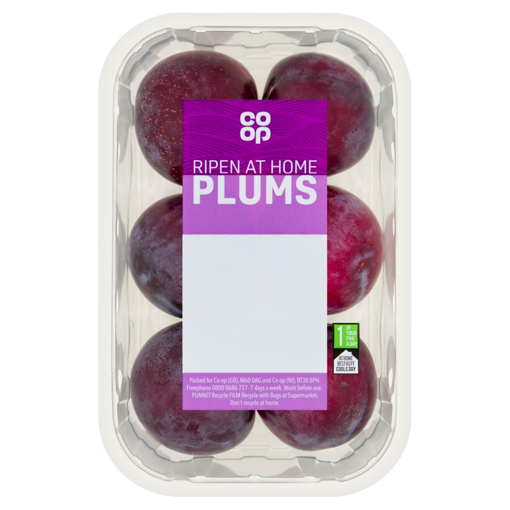 Co-op Plums Per Punnet