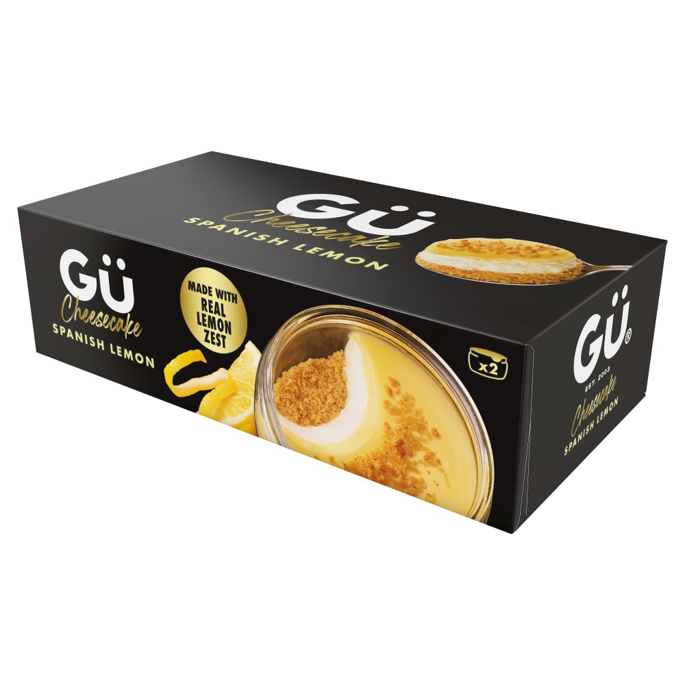 GU Lemon Cheesecakes 2 x 90g