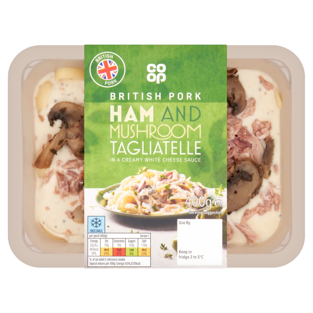 Ham & Mushroom Tagliatelle 400g