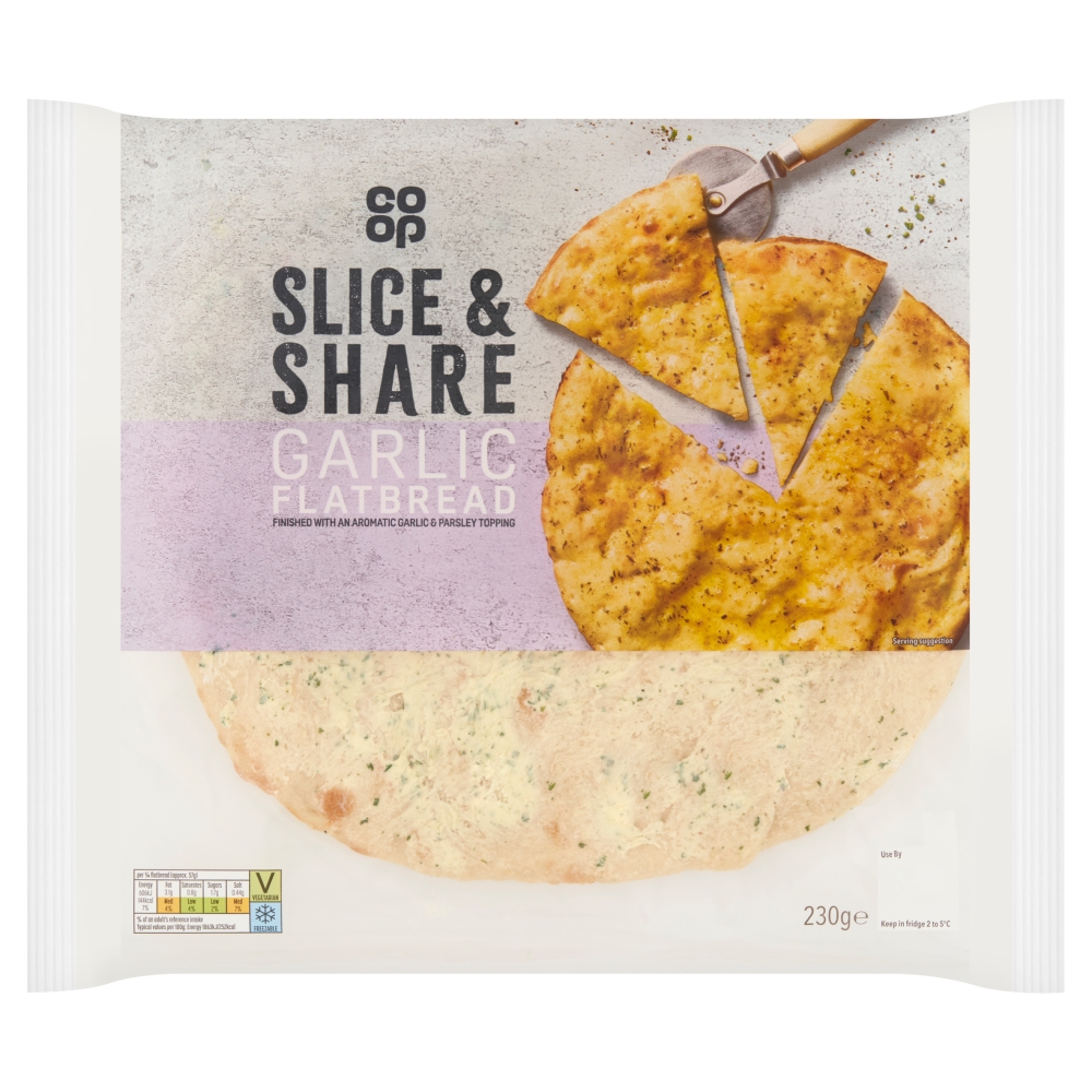 Co-op Garlic Flatbread 230g